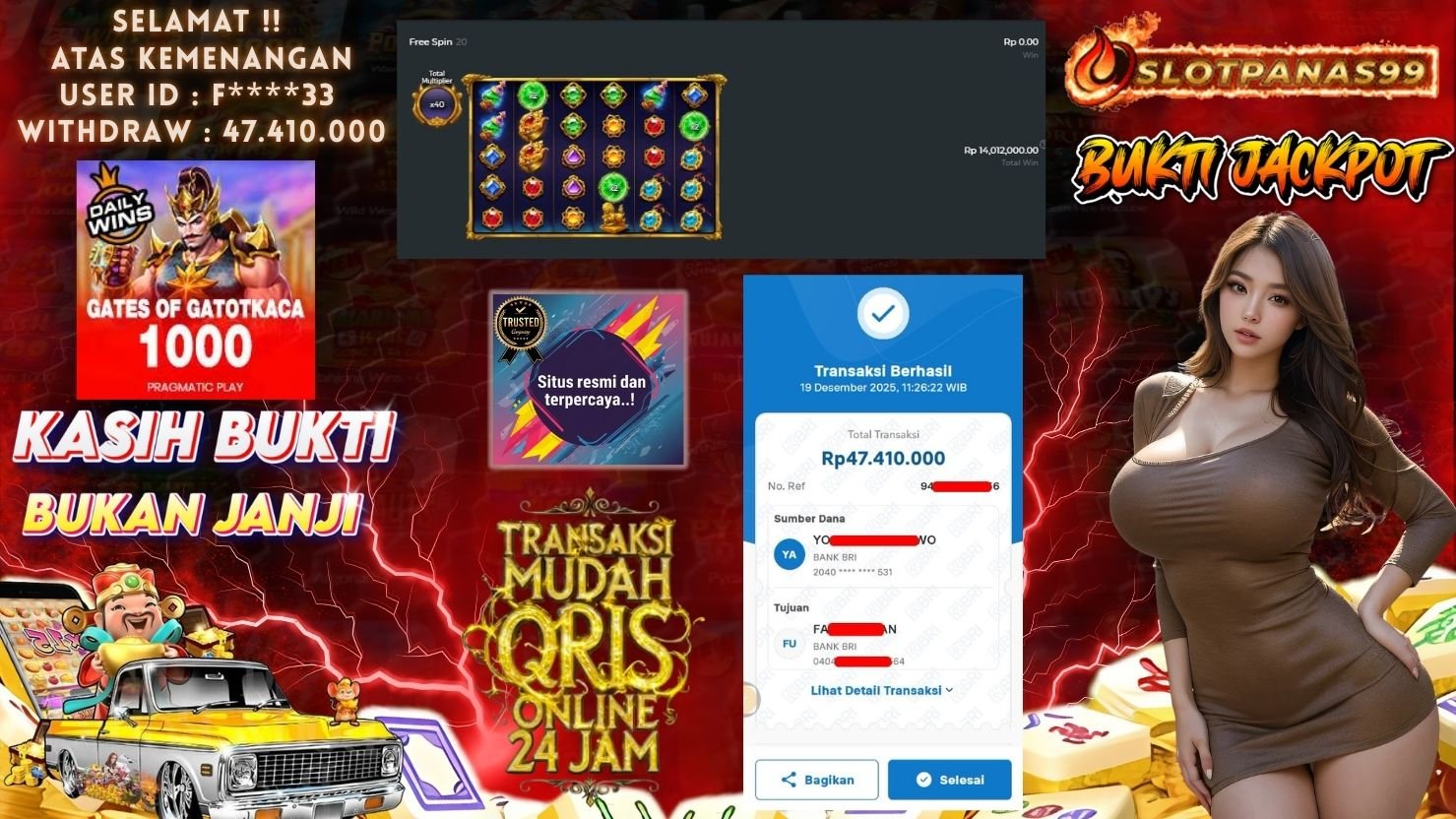 SLOTPANAS99 JACKPOT SLOT GATES OF GATOTKACA 1000